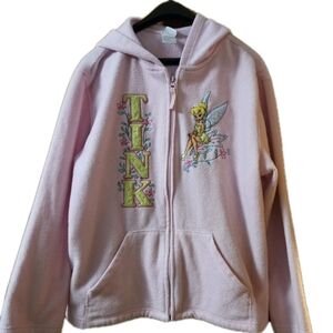 Womans Disney Tinker Bell fleece full-zip hoodie. 